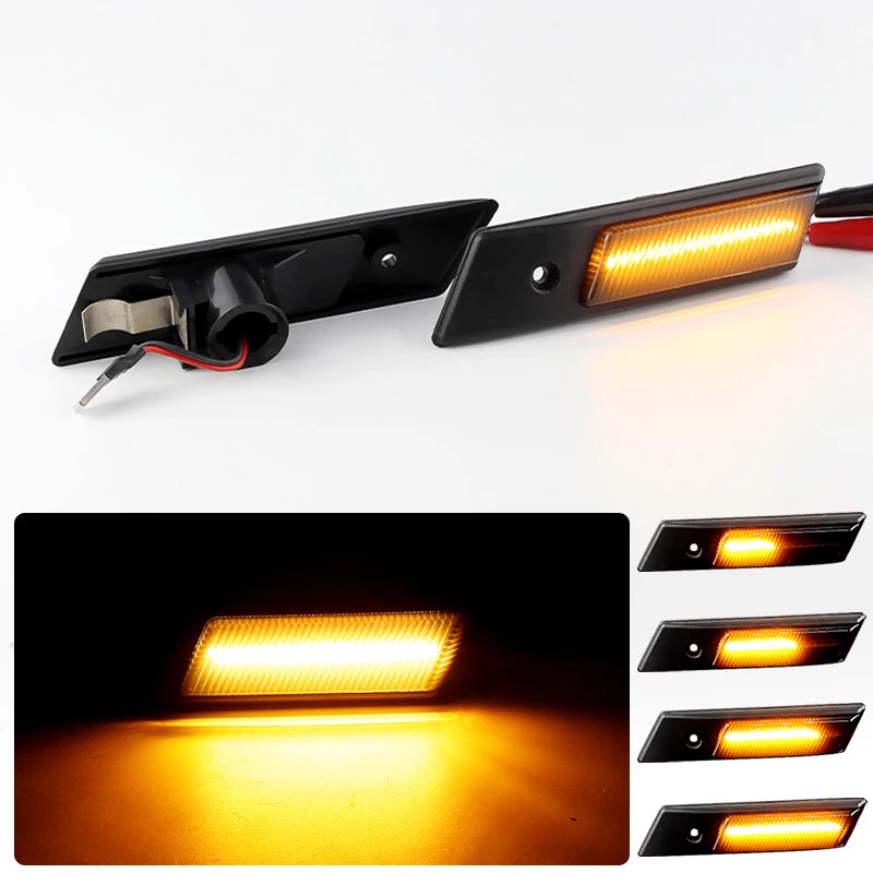 Dynamic LED Turn Signal Side Marker Lights for E36 Series