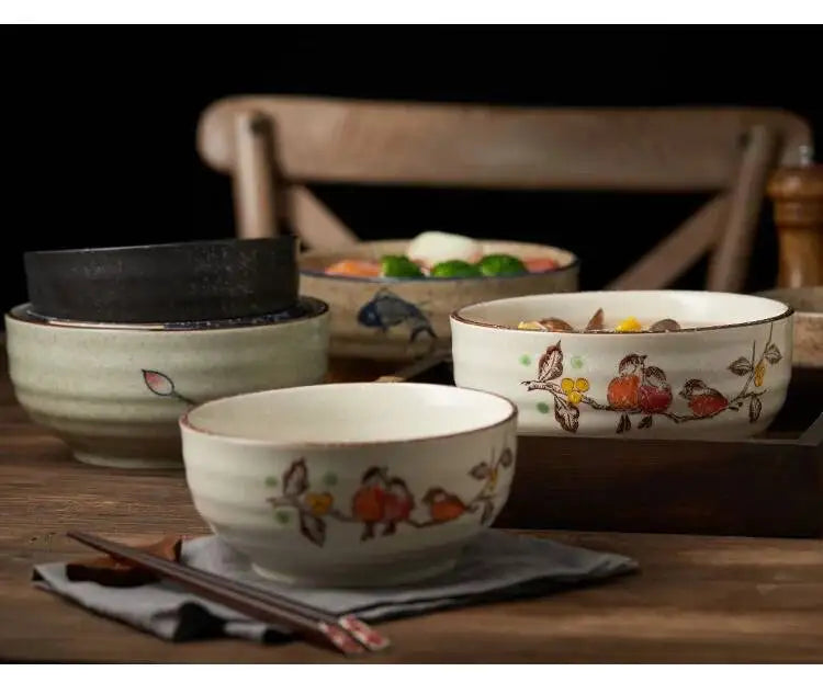 Elegante Bol de Cerámica para Ramen | Perfecto para Sopas y Fideos