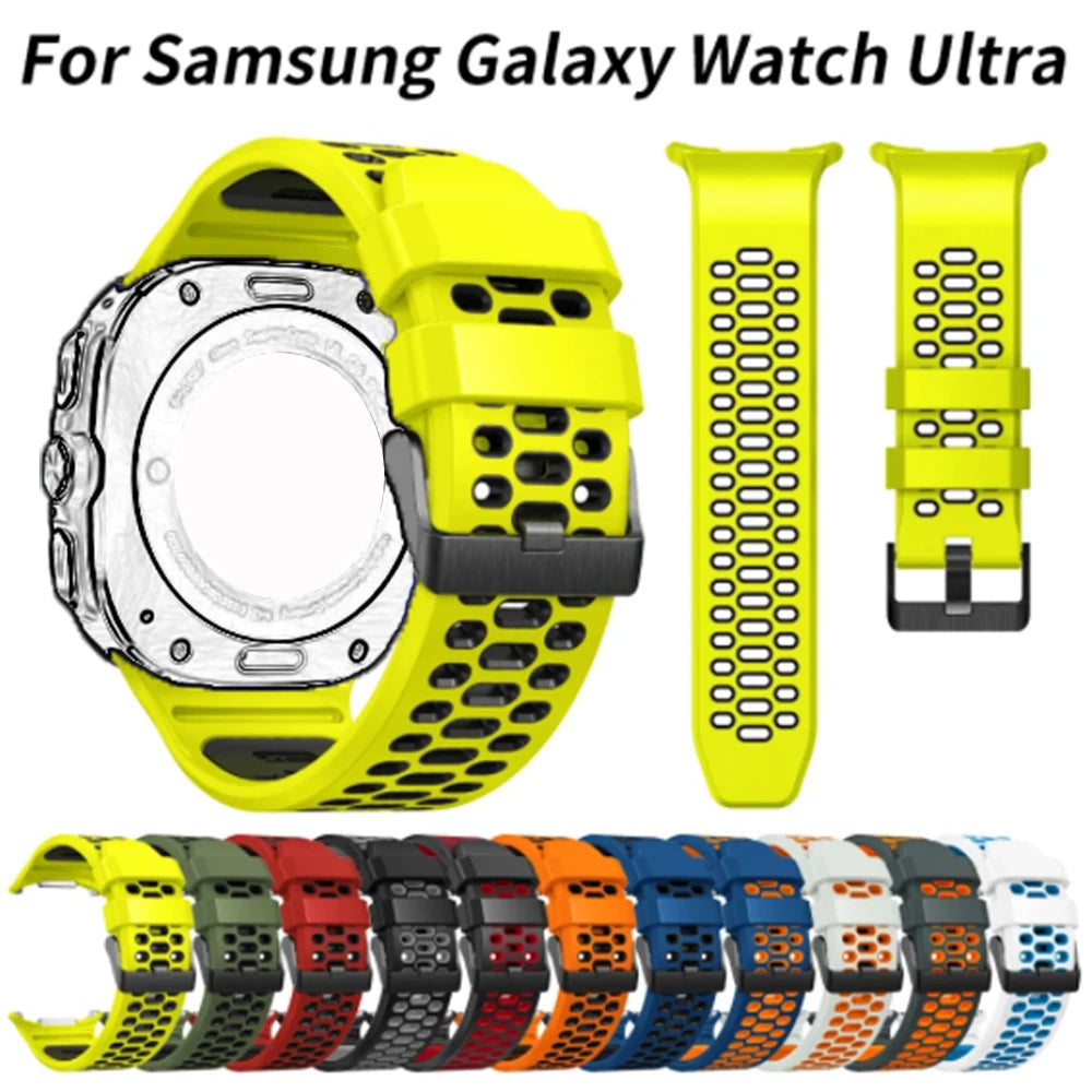 Silicone Breathable Band for Sports Watches | Comfortable Strap