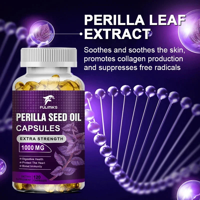 Perilla Seed Oil Capsules | Natural Allergy Relief & Immune Support