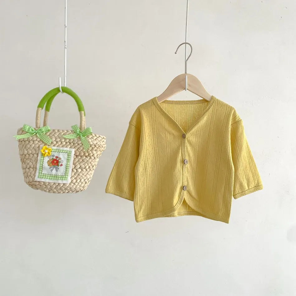 Lightweight Kids Summer Jacket | Stylish Toddler Cardigan Top