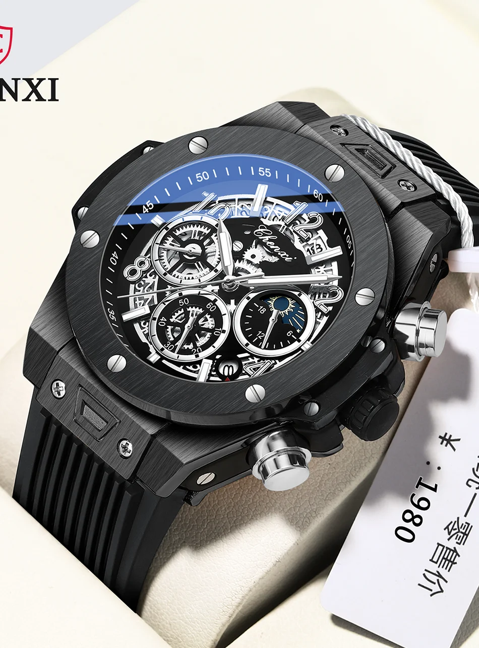 Multifunctional Waterproof Military Sports Watch for Men