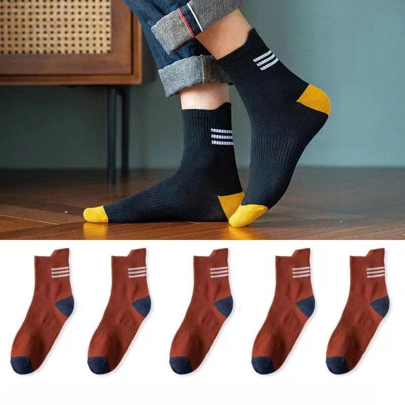 Men's Comfortable Mid-Length Sport Socks | 10 Pairs of Warm Style 2026