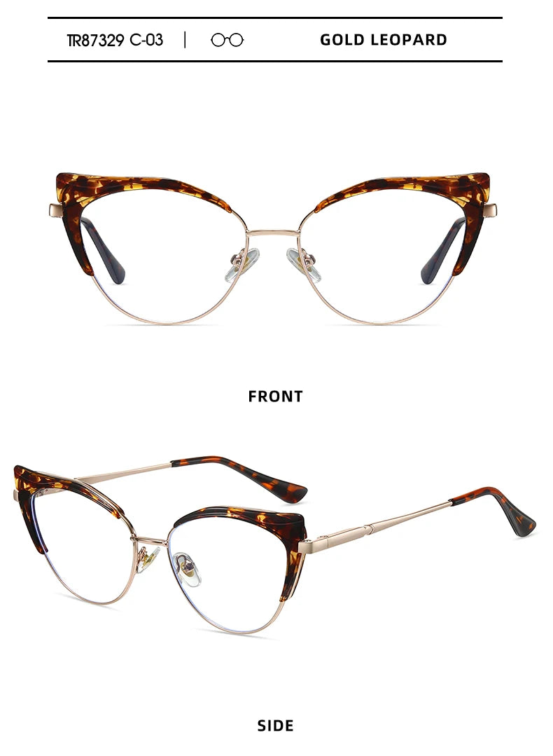 Stylish Women's Cateye Prescription Glasses | Elegant Optical Wear