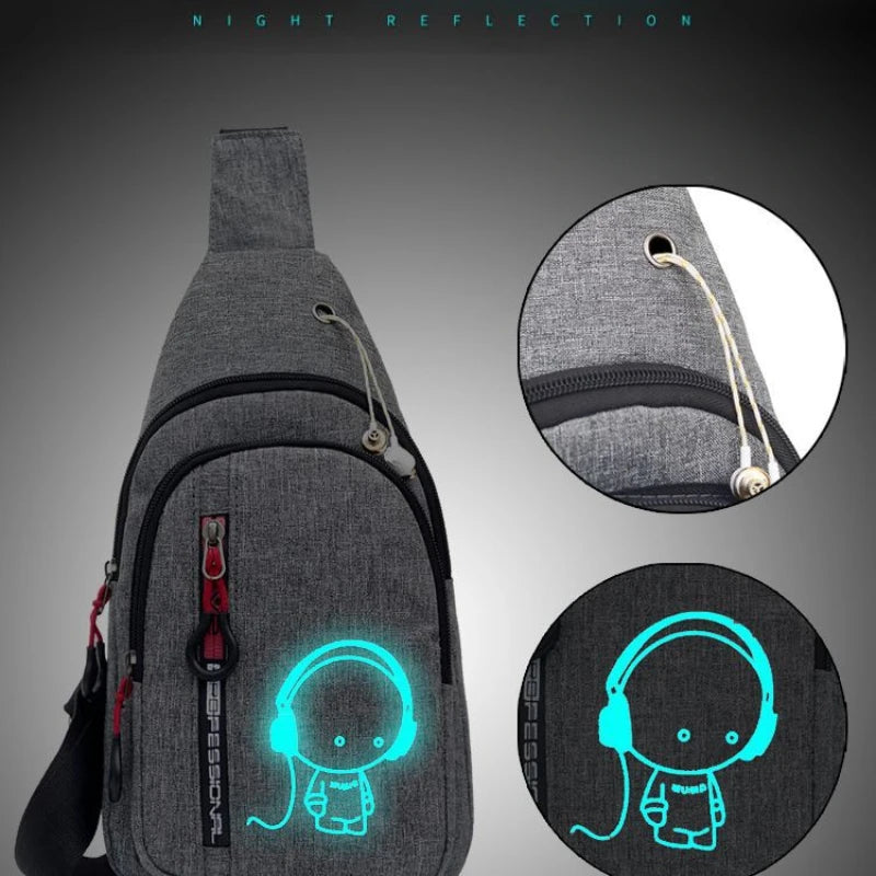 Stylish Casual Chest Bag for Men | Versatile Crossbody Backpack