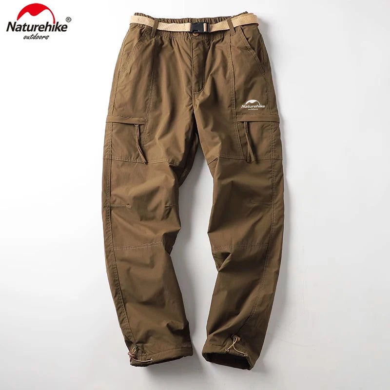 Thick Waterproof Fleece Cargo Pants for Outdoor Adventures