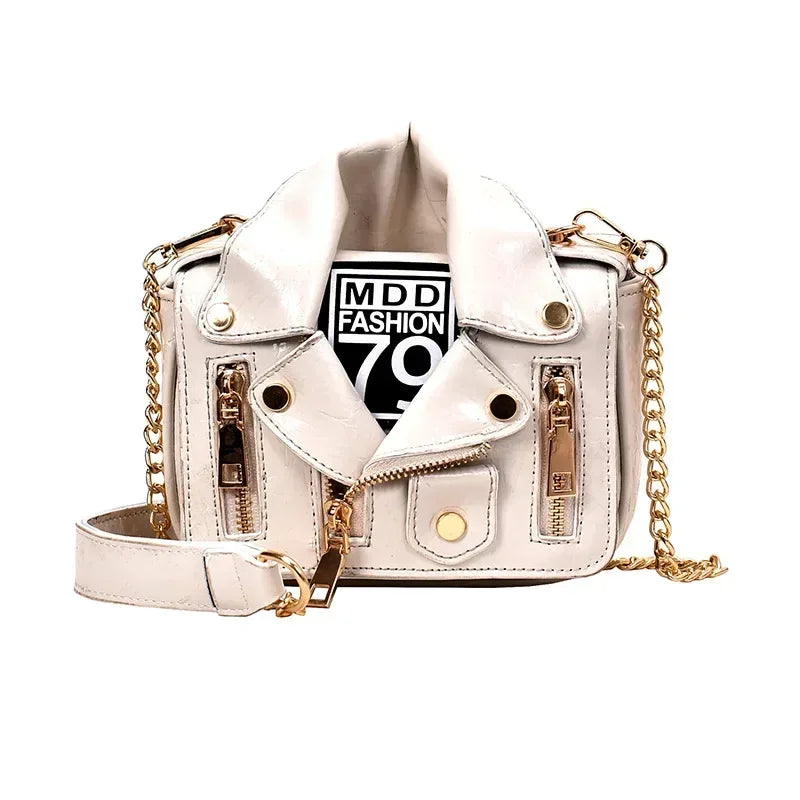 Luxury Motorcycle Shape Shoulder Messenger Bag for Women