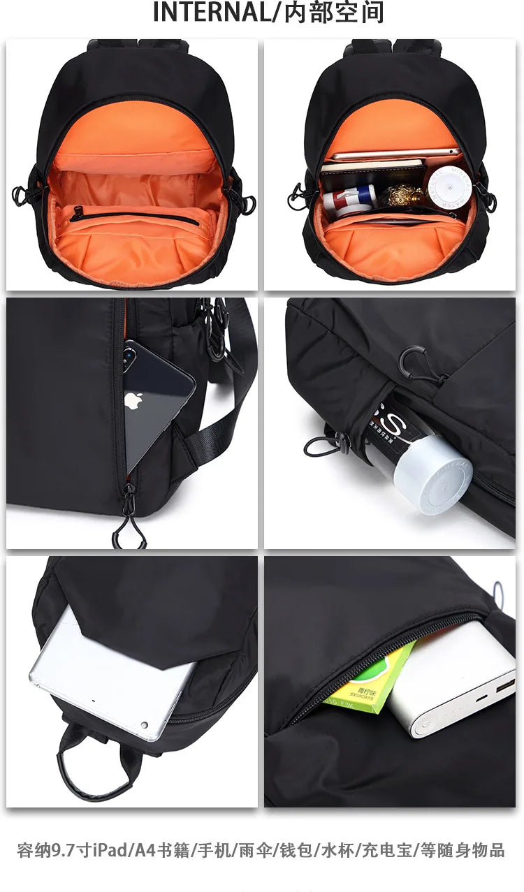 Stylish Small Men's Backpack for School & Outdoor Adventures