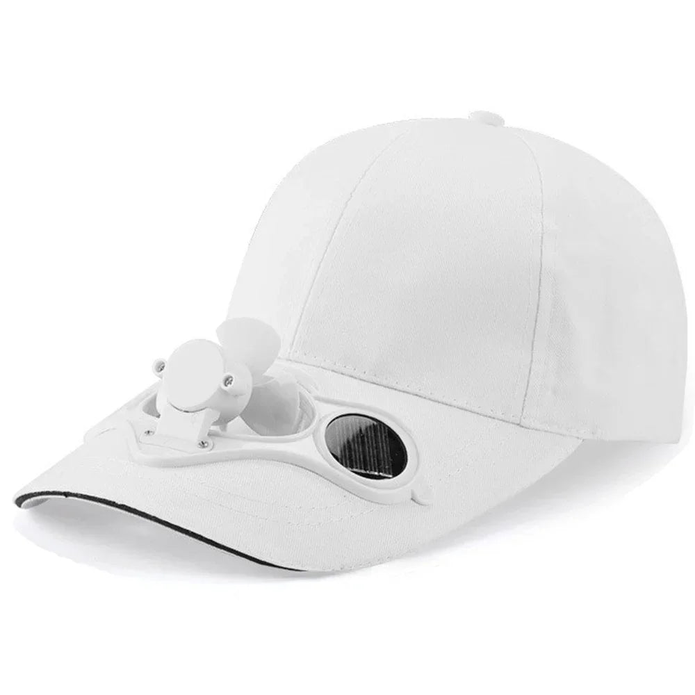 Solar Fan Cap | Lightweight UV Protection Baseball Hat for Summer