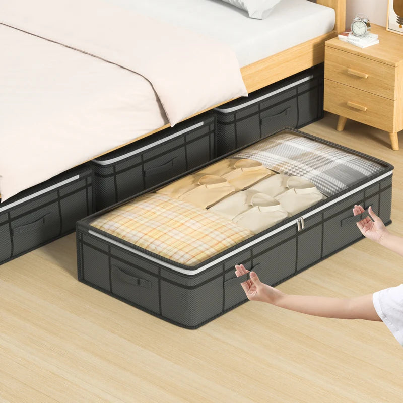 Large Foldable Under Bed Clothes Storage Bag | Organize Your Space