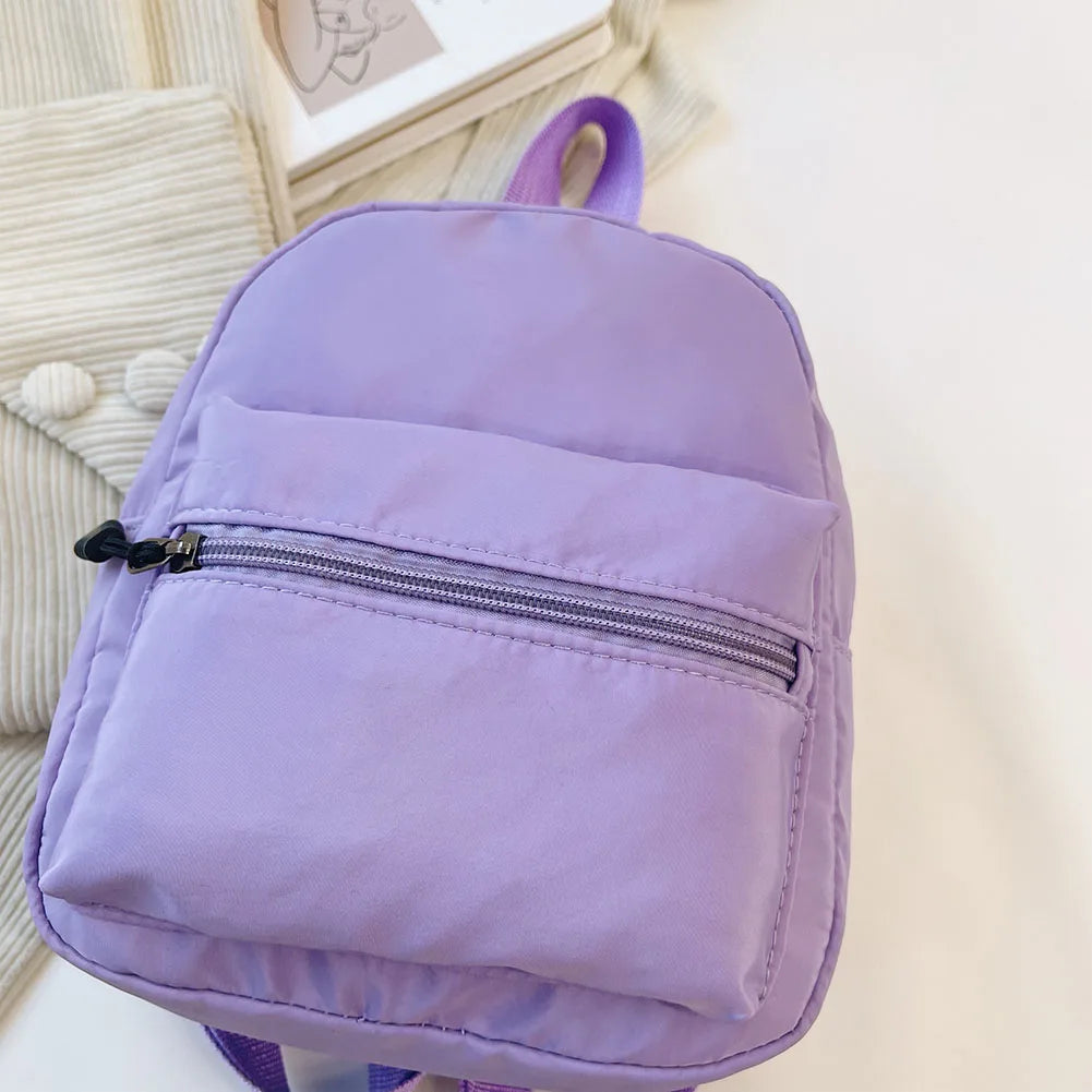 Stylish Solid Color Mini Backpack for Women | Casual Travel Rucksack
