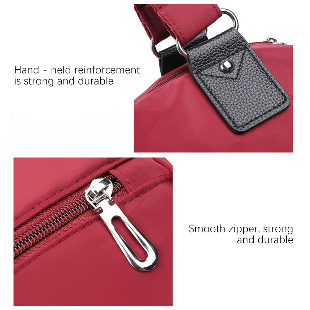 Waterproof Nylon Handbag | Multifunctional Tote for Outdoor Use