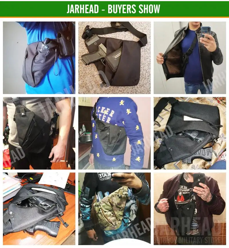 Multifunctional Concealed Tactical Storage Gun Bag | Anti-Theft Design