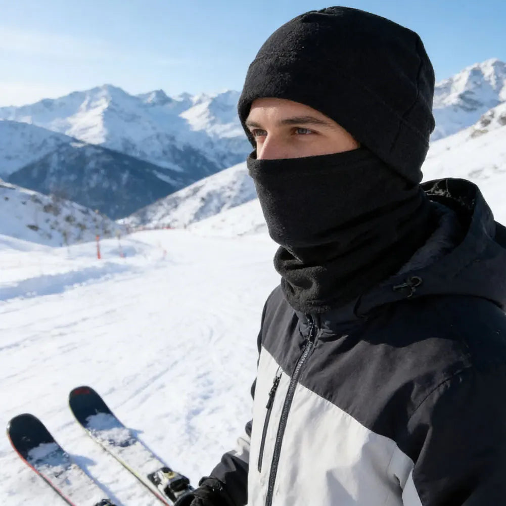Unisex Winter Fleece Balaclava Set | Versatile Thermal Hat & Scarf