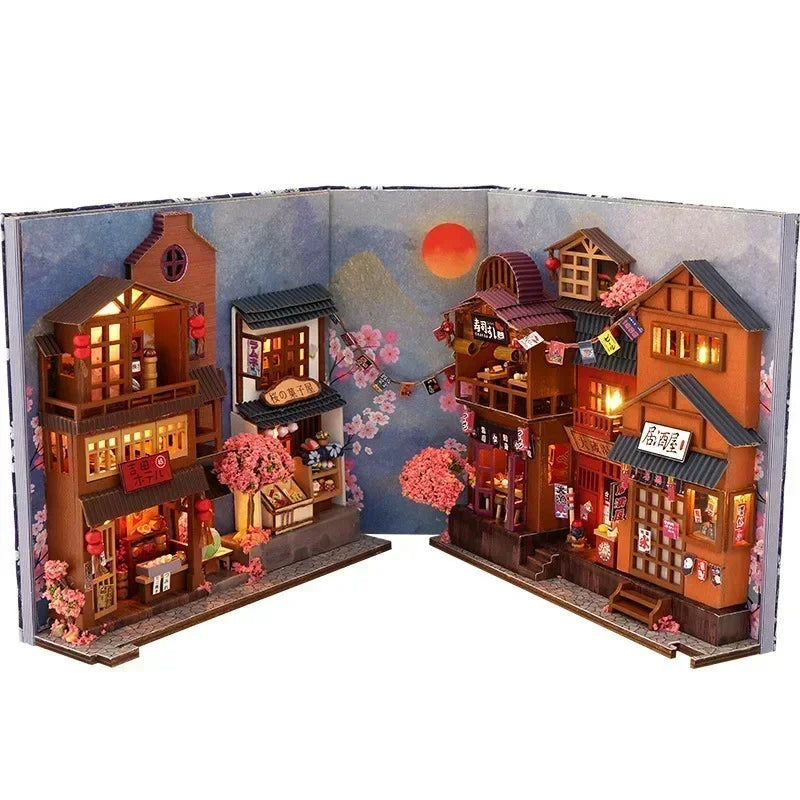 Kit de rincón de lectura de castillo en miniatura para montar | Encantadora experiencia de manualidades