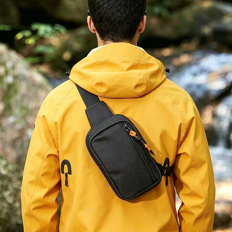 Black Men's Bag Fashion Nylon Small Casual Men Mini Handbags Male Cross Body Shoulder Messenger Bags For Men Purses
