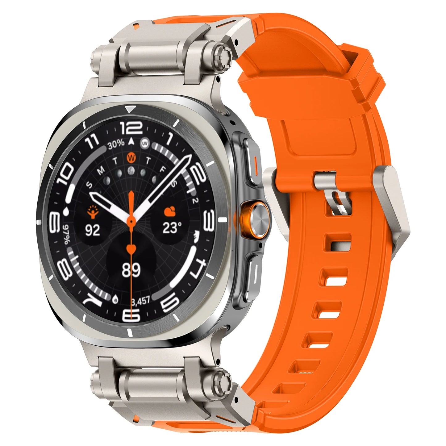 Luxury Rubber Strap for Galaxy Watches | Sporty & Comfortable Band