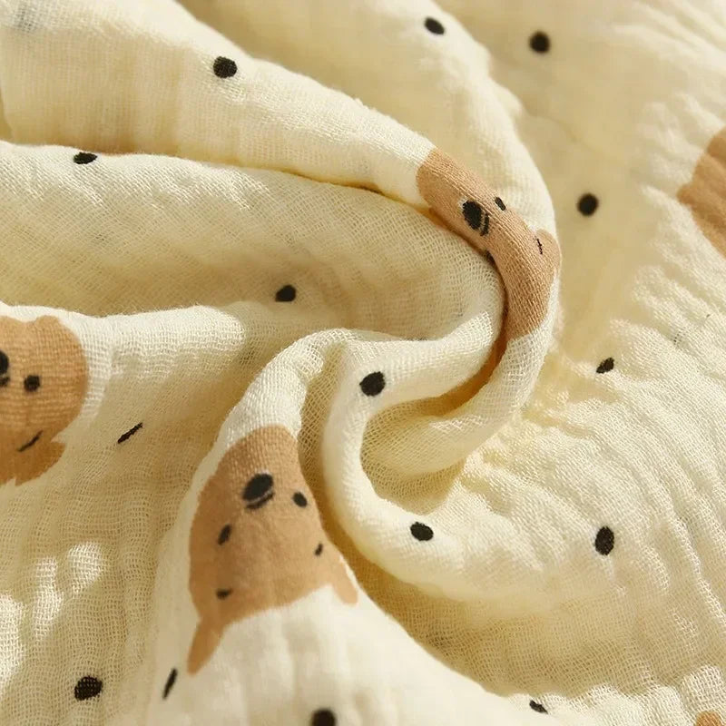 5pcs Soft Cotton Baby Muslin Bibs | Stylish & Durable Drool Cloths
