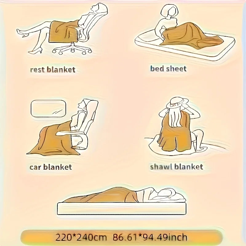 8lbs Weighted Fleece Sherpa Throw Blanket | Soft Plush Comfort