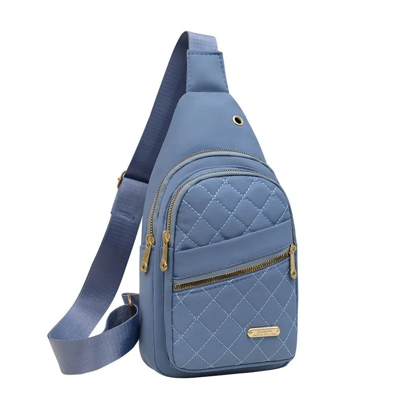 Women's Multi-Layer Embroidered Backpack | Casual Outdoor Style