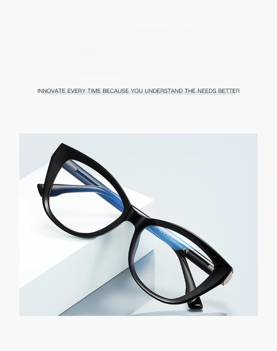 Stylish Cat's Eye Women's Anti-Blue Light Reading Glasses