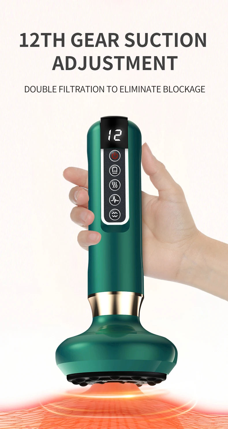 Tricolor Electric Gua Sha Massager | Slimming Infrared Therapy