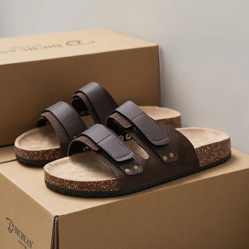 Men's Sandals, Fashionable and Versatile Casual Sandals for Couples, Suitable for Walking and Leisure, Suitable for Indoor and Outdoor Use, Beach-Friendly, Unisex, Suitable for All Seasons
