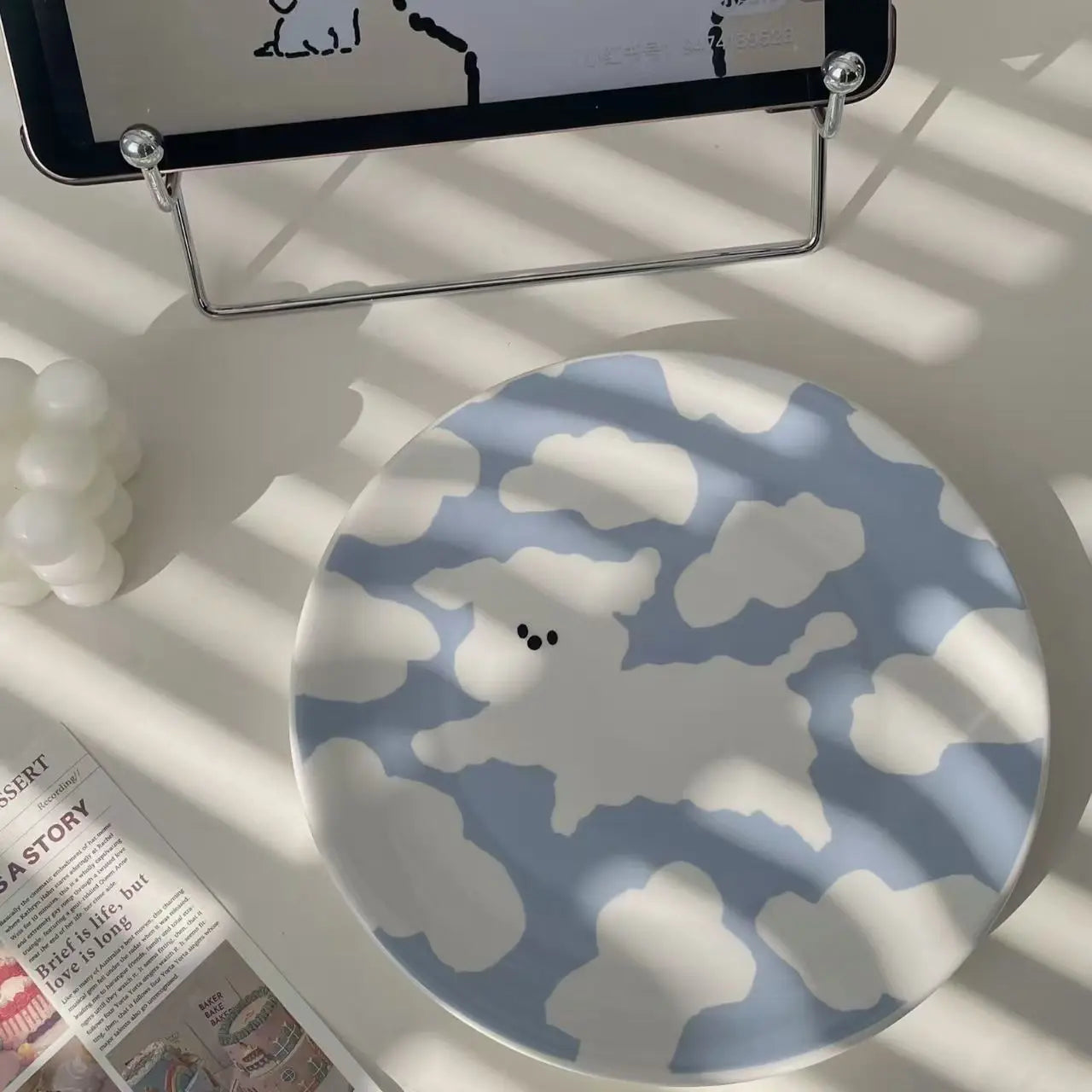 Hand-Painted Floral Ceramic Deep Plates | Vintage Dinner Dishes