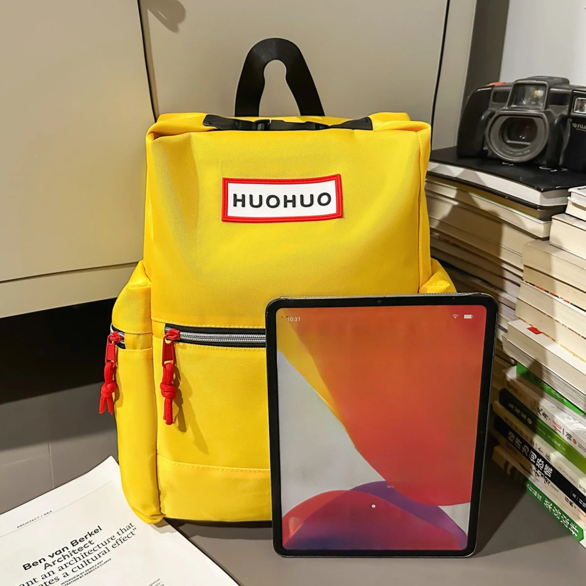 Couple's Backpack, Large Capacity, Lightweight Outdoor Travel Backpack, Fashionable School Bag for Female College Students, High School Students, Junior High School Students, for Class and Sports