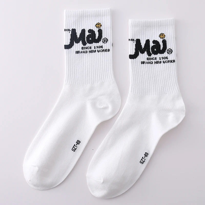 Trendy Unisex Cartoon Cotton Crew Socks | Comfort Meets Style