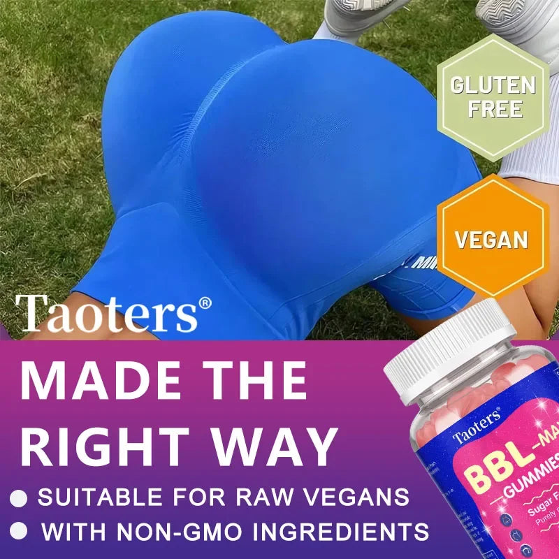 Buttocks Enlargement Gummies for Women | BBL-MAX Herbal Formula