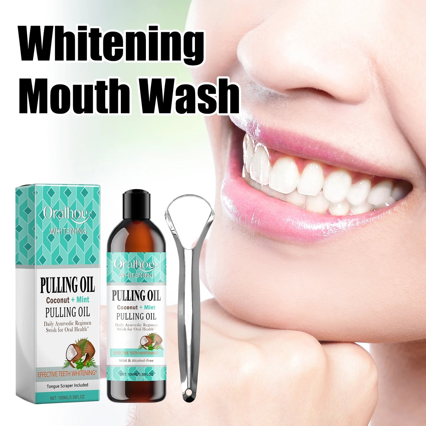 Coconut Mint Pulling Oil Mouthwash Kit | Fresh Oral Care Solution