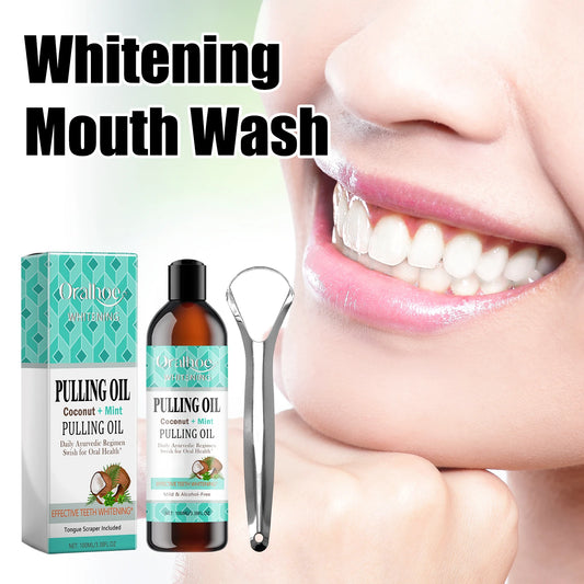Coconut Mint Pulling Oil Mouthwash Kit | Fresh Oral Care Solution