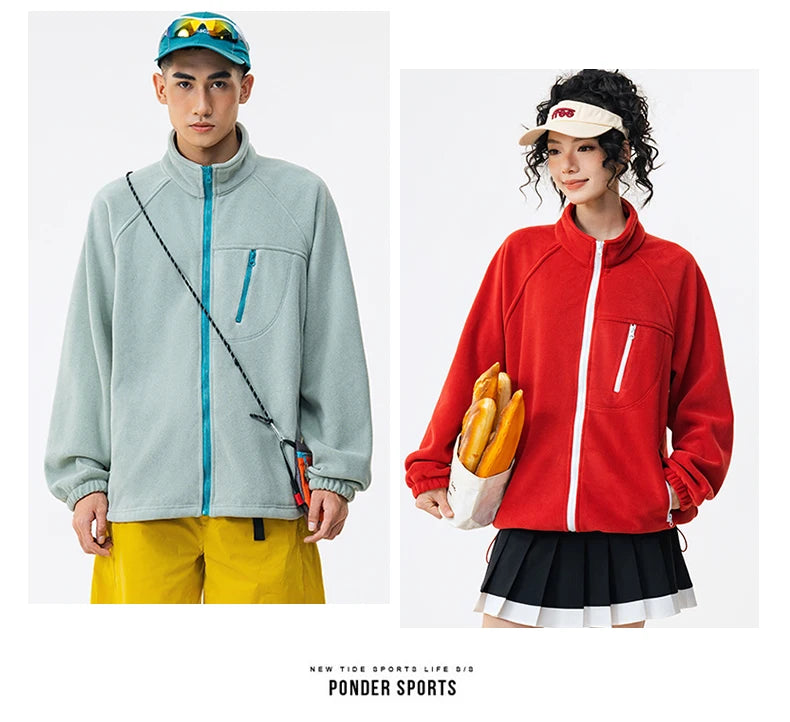 Lightweight Waterproof Fleece Jacket for Outdoor Adventures