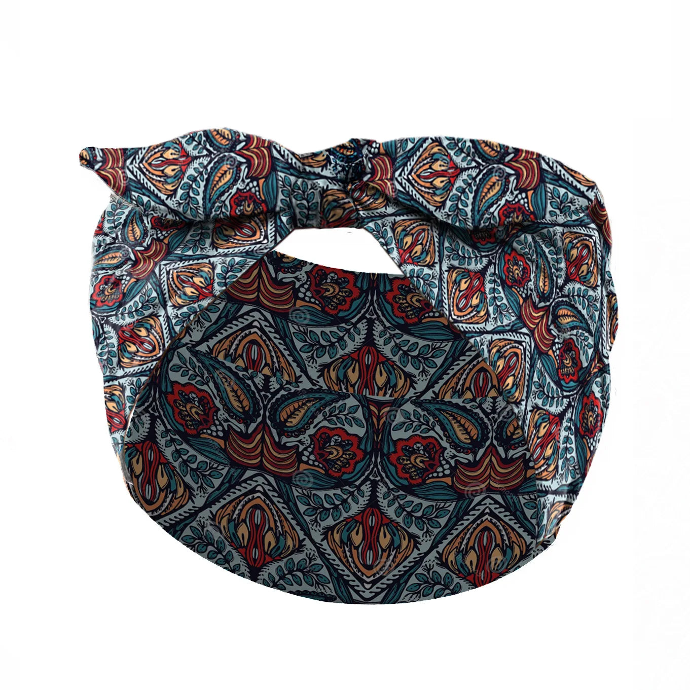 Bohemian Printed Rabbit Ear Elastic Headband | Stylish Accessory