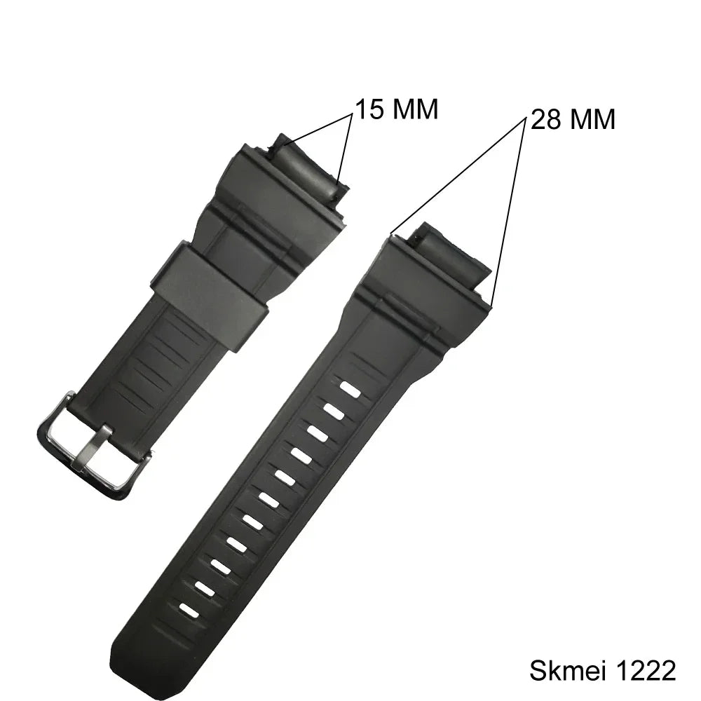 Durable PU/Rubber Watch Bands | Adjustable & Stylish Strap Upgrade