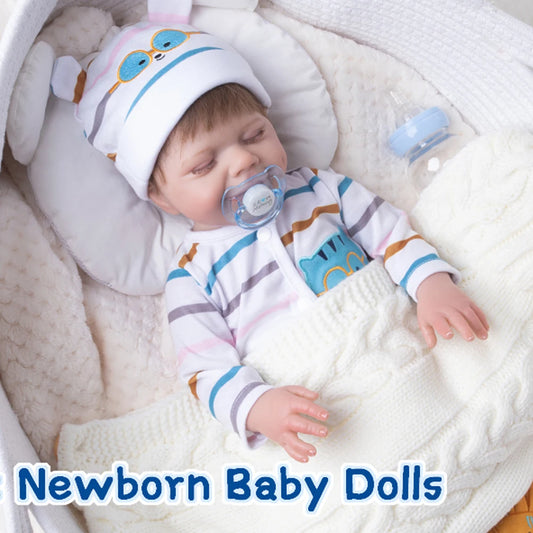 18 Inch Reborn Baby Doll | Realistic Vinyl Doll for Collectors