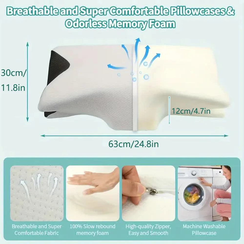 Comfortable Memory Foam Neck Pillow | Ultimate Sleep Support