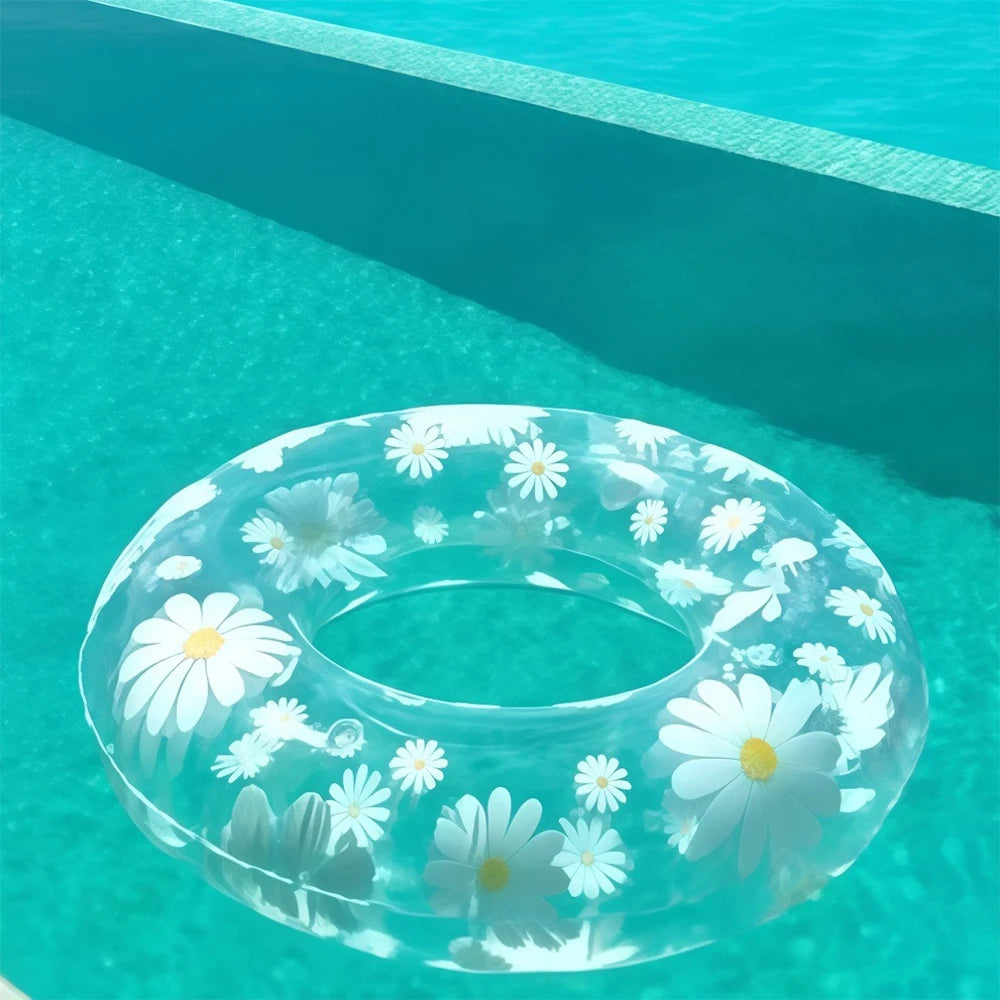 Adult Inflatable Pool Floats | Thickened Swim Rings for Summer Fun
