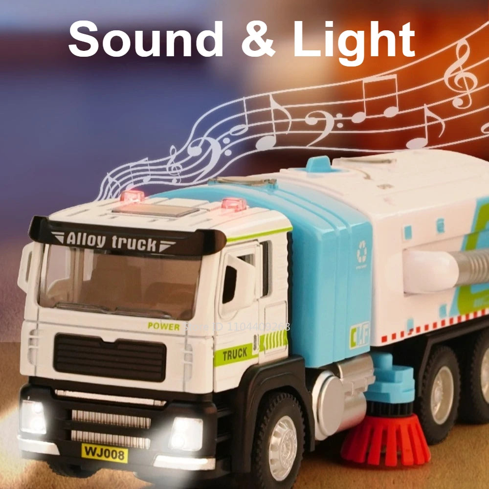 Electric Vacuum Cleaner Garbage Truck Model Toy for Kids