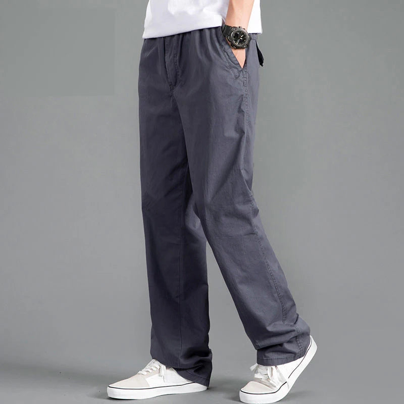 Men's Cotton Cargo Pants | Casual Sports Sweatpants for Every Day
