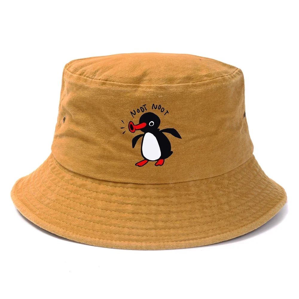Reversible Summer Penguin Bucket Hat for Men & Women | Sun Protection