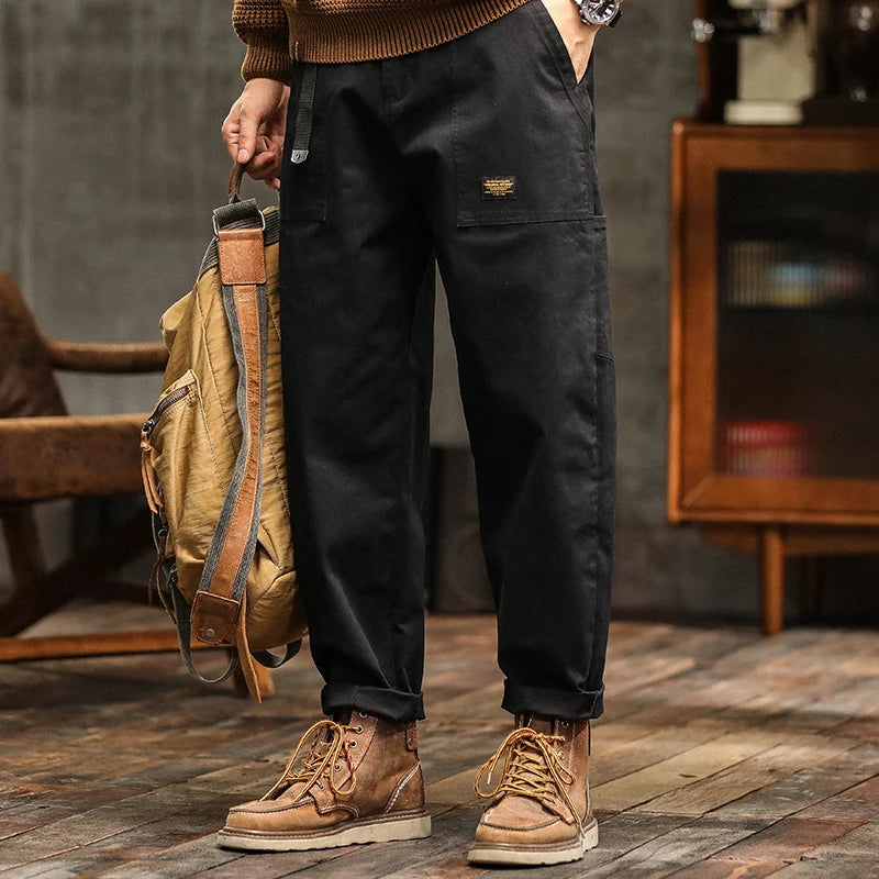 Men's Casual Cargo Pants | Comfortable Loose Fit Joggers