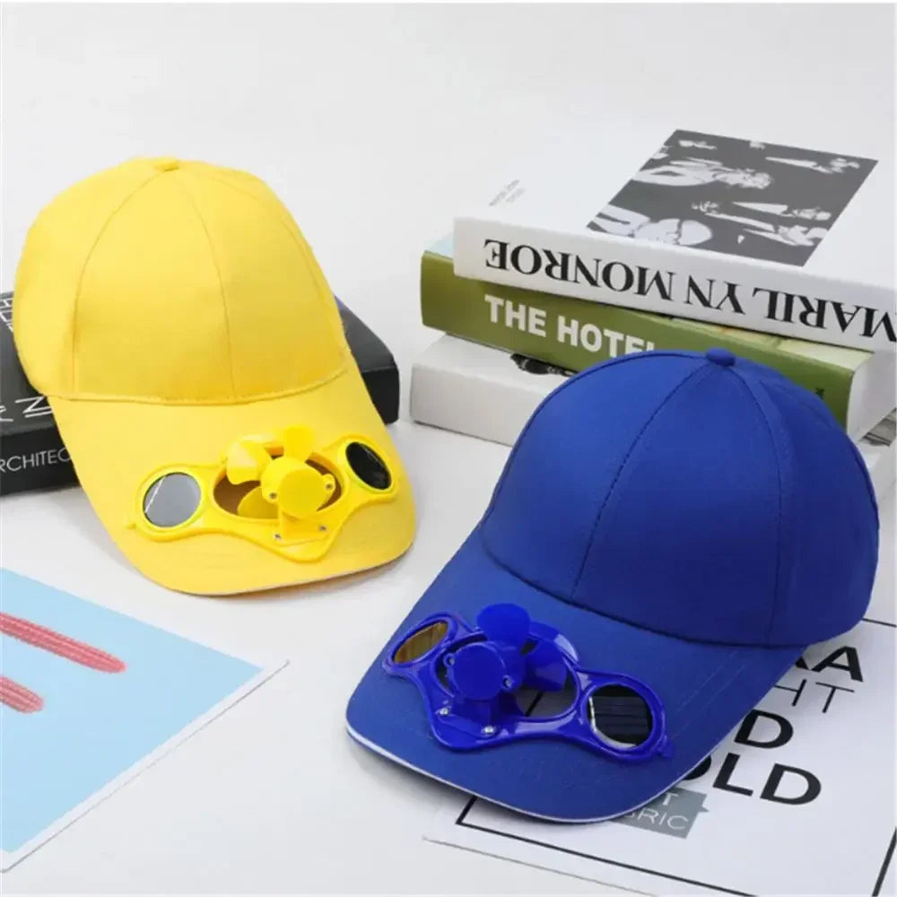 Solar Fan Cap | Lightweight UV Protection Baseball Hat for Summer