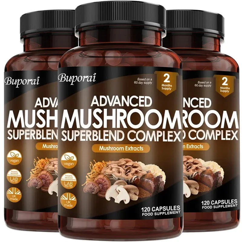 Mushroom Super Blend Complex for Brain & Immune Support