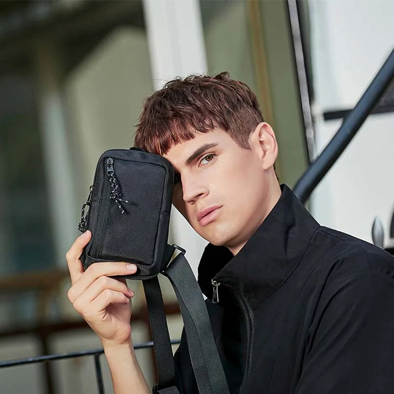 Trendy Men's Crossbody Bag | Stylish Diagonal Shoulder Backpack