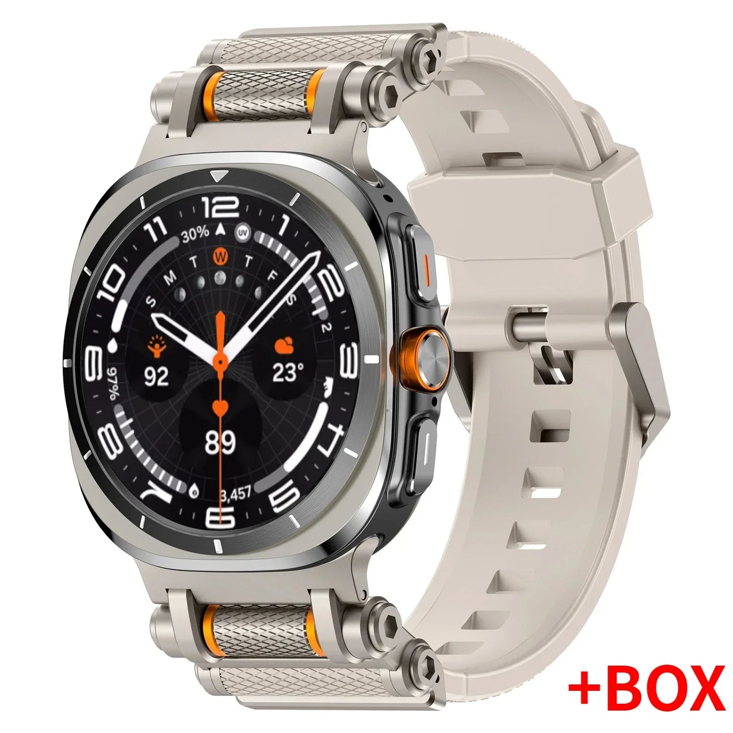Luxury Silicone Sport Band for Galaxy Watch Ultra 47mm | No Gaps Design