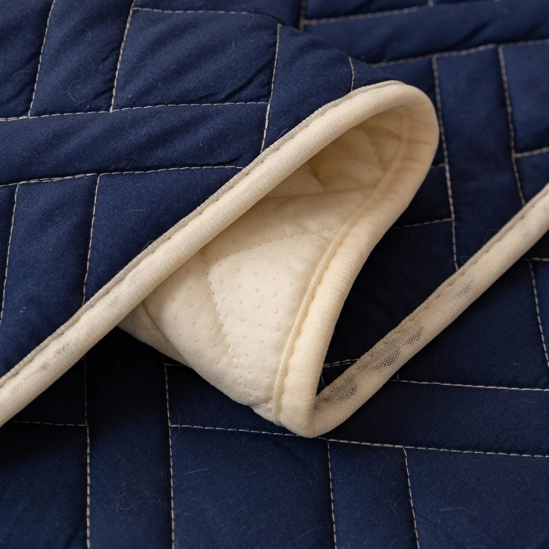 Geometric Quilted Non-Slip Sofa Cover | Universal Fit & All-Season