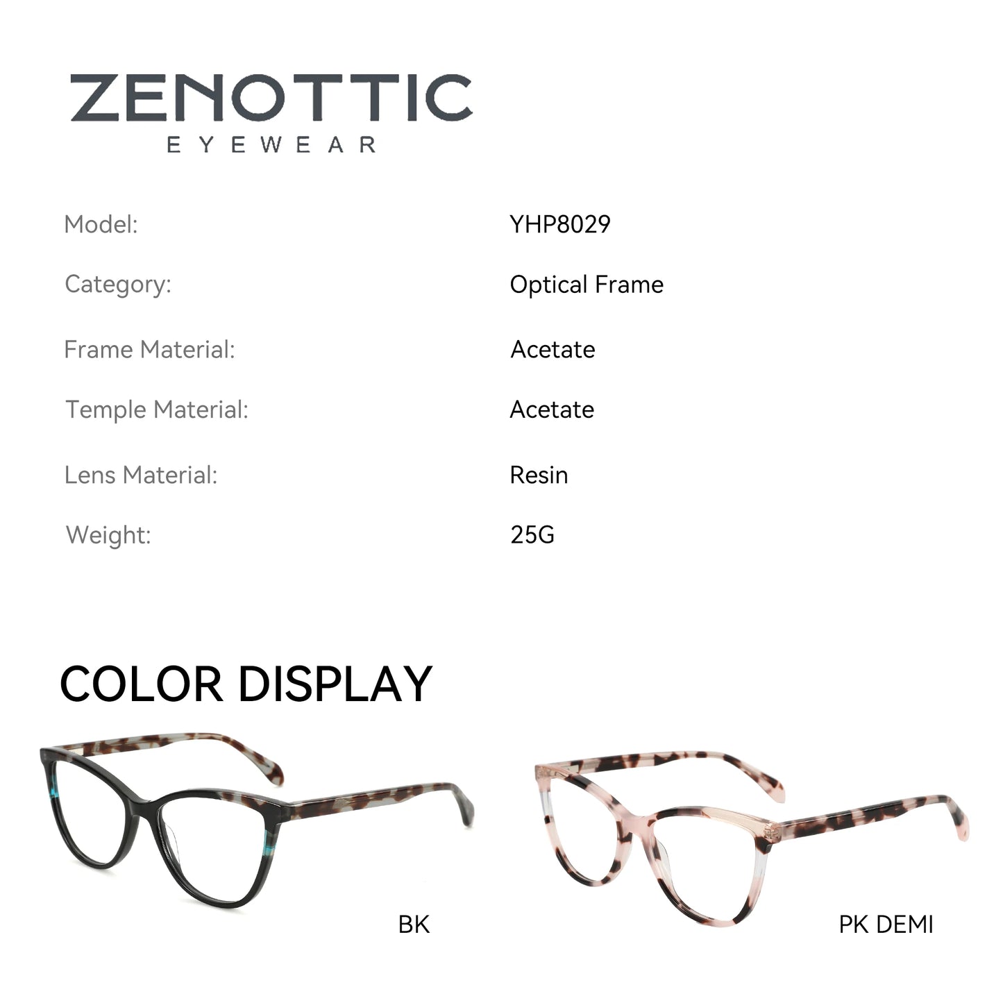 Gafas de Prescripción Cuadradas de Moda para Mujer | Gafas Elegantes