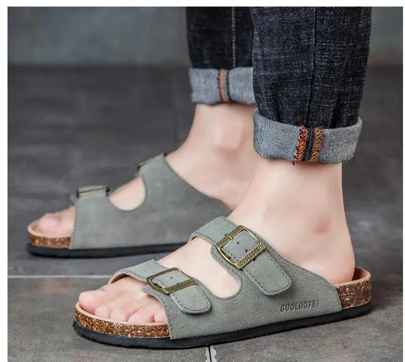 Summer Women's Casual Cork Slippers | Stylish Outdoor Slides